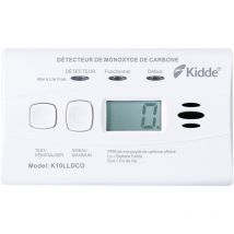 Kidde - Détecteur de monoxyde de carbone et écran numérique 10 ans