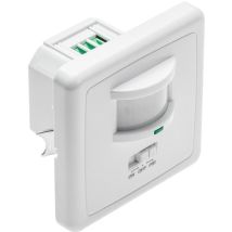 Détecteur de mouvement GTV LIGHTING – CR-4 – 220-240 V AC, 160° – Utilisation intérieure, installation facile, angle d'inclinaison