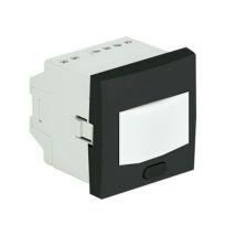 Détecteur De Mouvement Installation Murale - 400w - 2 Modules - Couleur Matériel - Noir Mat