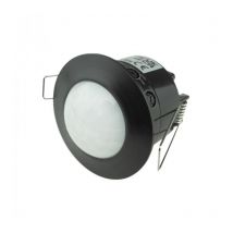 Ecolight - Détecteur de mouvement pir CP-9C noir encastrable rond 360 degrés Eco Light