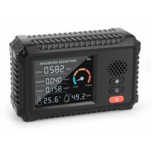 Détecteur de qualité de l'air multifonctionnel 5 en 1 LCD grand écran dioxyde de carbone CO CO2 tcov température détecteur d'humidité bureau à