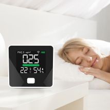 Détecteur de qualité de l'air wifi PM2.5 mesure la température et l'humidité de la poussière