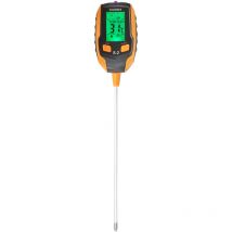 Lifcausal - Détecteur de sol 5 en 1 pH mètre Hygromètre de sol multifonctionnel + thermomètre de sol + illuminomètre + pH ph mètre + humidité