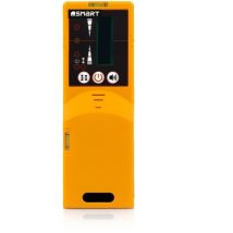 Détecteur laser SMART SOLAR orange – Précision ±1,5 mm – Portée 30 m – Fonction sonore – Compatible laser 630-670 nm