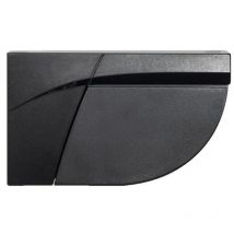 Détecteur sécurité laser Flatscan gauche finition noir Dormakaba