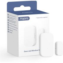 Aqara - T1 Detector de apertura de puertas y ventanas, conexión Zigbee, alarma de seguridad inteligente para el hogar, compatible con Apple