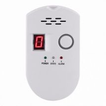 Fitags - Detector digital de gas natural, alarma de gas para el hogar, detector de fugas de gas, detección de fugas de glp, gnl y carbón natural de