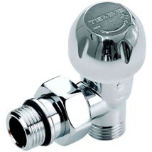 Tiemme - Detentor de Escuadra para Radiador con Unión para Tubo de Cobre/PEX/Multicapa - Rosca 1/2' Macho - Cromado Brillante