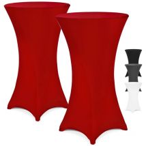 2x Bar Table Cover Diameter 60-65cm / 70-75cm / 80-85cm Colour Size Choice Stretch Fabric Cocktail Spandex Wedding Banquets Birthday bbq Party 2er