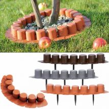 Bordo per Giardino Recinzione Prato Bordatura per Aiuole Palizzata Orto Piante terrakotta / 8,1m (de) - Deuba
