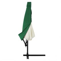 Deuba - Funda de protección para sombrillas de ø 3 m o 3,5 m - lona toldo impermeable protección - color a elegir Verde, Para sombrilla de 3m