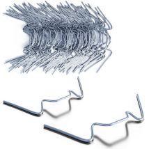 Greenhouse Glazing Clips Set 85x30mm for Up To 6mm Polypropylene Glass 1.5mm 50 pieces