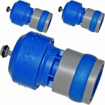 Variable Schnellkupplung für Gartenschlauch 1/2' 3/4' 5/8' Steckverbindung