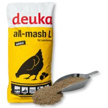 Deuka All-mash L Alleinkorn 25kg Legehennenfutter Legemehl Legekorn Körnerfutter