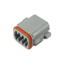 Deutsch - DT06-08SA-CE06 8 Pole Female Circular Connector - Crimp - 20-14AWG
