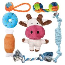 Gotrays - Deux lots de 14 jouets pour chiens - Jouets pour chiots durables jouets pour chiens cadeaux pour chiens peluches - Jouets pour chiots jeux