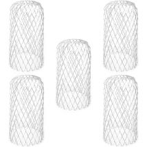 Devenirriche - 5PCS Gutter Guards Leaf Mesh Covers - Filtres en aluminium pour empêcher l'obstruction par les feuilles, la boue et les débris (15 × 8
