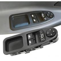 Levé Vitre Avant Gauche Drive côté Vitre Électrique Interrupteur Principal 6554.ZJ, Interrupteur de Lève-Vitre Compatible pour Citroen Jumpy Dispatch