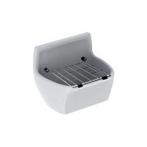 Geberit - Déversoir 450 mm avec grille et fixation
