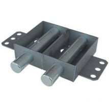 Deviatore 2 pistoni 201 Cipierre zincato sx mm 120X 90