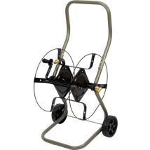 59506 Dévidoir de tuyau sur roues nu 1 pc(s) noir, gris - Hozelock