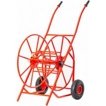 Maiol - Dévidoir en acier époxy pour tuyau d'eau 100 m 1'' mw Tools HW1001SP