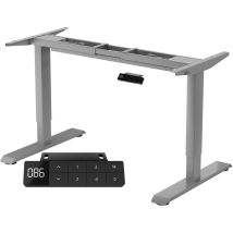Devoko - Höhenverstellbarer Bürotisch Mit Elektrischen Tischbeinen, 2 Motoren Und 4 Speicherfunktionen, Haken Und Kabelorganisator, Höhenverstellbarer
