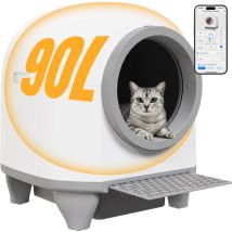 Devoko Litière Auto-nettoyante Pour Chat,bac À Litière Autonettoyante,élimination Des Odeurs,contrôle App,litière Autonettoyante Avec Tapis De Litière