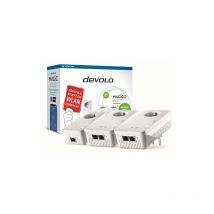 Unbekannt - devolo Devolo Magic 2 WiFi Next Multiroom Kit 2400 Mbit/s Ethernet/LAN Blanc 3 pièce(s) (8625)