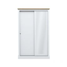 Devon 2 Door Sliding Wardrobe White