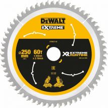 Banyo - DeWALT Akku-Tischkreissägeblatt DT995 - verschiedene Ausführungen - Größe:250/30mm 60WZ/FZ