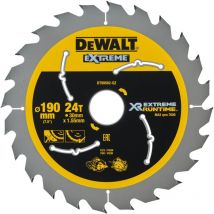 Banyo Kreissägeblatt 190mm 30mm 24Z Zähne HW Schnittbreite 1,38mm Spanwinkel 25°