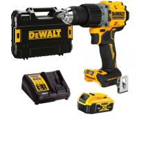 DCD805P1T Perceuse à percussion xr Brushless 18V 90Nm - 1 x 5Ah Batteries, chargeur en coffret - Dewalt