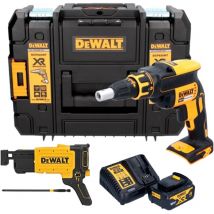 DeWalt DCF 620 M1T Akku Trockenbauschrauber 18 V 30 Nm Brushless + 1x Akku 4,0 Ah + Ladegerät + TSTAK