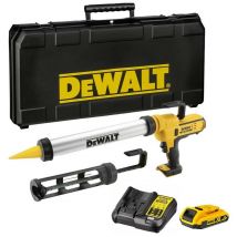 DCE581D1-QW Pistolet à cartouches sans fil 18V + 1 x 2.0 Ah Batterie + chargeur et coffret - Dewalt