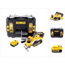 Dcp 580 nt Rabot sans fil 18V 82mm + 1x batterie 5,0Ah + tstak - sans chargeur - Dewalt