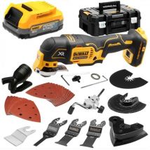 Outil multifonctionnel Dewalt 18V 1x1,7Ah powerstack DCS356E1T