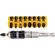 DT70518T - qz Set 10 pz inserti avvitatore impact torsion portainserti pivotale - Dewalt