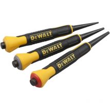 Bricoline - Dewalt DWHT0-58018 Bi-Material Nail Punch Set, 3 Piece DHT058018