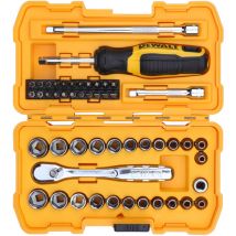 DWMT81610-0 kit d'outils de mécanicien d'entraînement 1/4'' 50 pièces - Dewalt