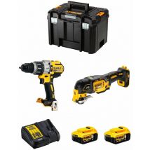 Dewalt - Kit DWK219 (DCD996 + DCS355 + 2 x 5,0 Ah + DCB115 + tstak vi)