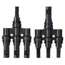 Dewin - 1 Paar professioneller Solarpanel-Kabelstecker, Solarpanel-Verlängerungskabel PV-Drahtadapter, für Solarpanel-Kabel-Photovoltaikanlage