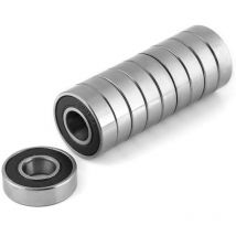 10 pezzi cuscinetti a sfere a gola profonda sigillati in gomma multiuso durevoli 6001-2RS (12x28x8mm) - Dewin