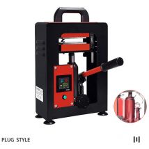 10T Pressa di calore idraulica manuale Macchina per estrazione di colofonia a doppia piastra riscaldante 6x12 cm eu - Dewin