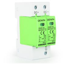 2P AC420V 40KA Household Surge Protective Device 35mm din Rail Mount - Dewin