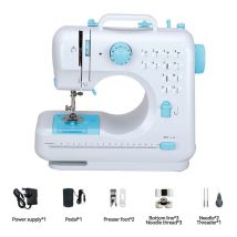 505A sewing machine (blue button) British regulations 220V (color box+half -bag foam) - Dewin