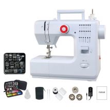 Dewin - 618 20-stitch household electric sewing machine + 97-piece sewing kit + 11-piece presser foot set European standard