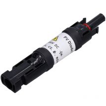 Connecteur solaire pv, connexion de diode solaire pv mâle femelle IP67, câble de panneau étanche, support de diode de blocage 1000 v dc (30 a) - Dewin