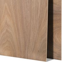 Dewin - 6 piezas de madera contrachapada de nogal negro, 12.0 x 12.0 in, madera sin terminar para manualidades, grabado láser, corte cnc
