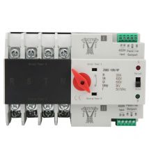 Doble potencia Interruptor de Transferencia Automática ZGQ5-100/4P 220V Controlador de doble potencia interruptor disyuntor controlador de